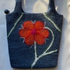 🧶 Felted Wool Shoulder Bag